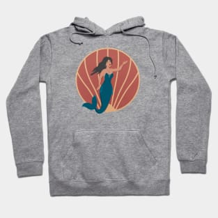 Art Deco Mermaid Hoodie